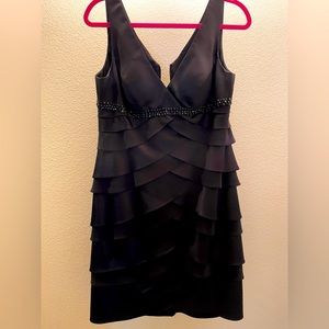 Alex Evening Petite knee length dress